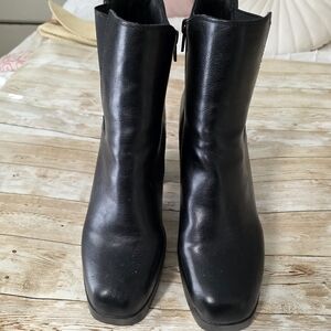 Platform Black Ankle Booties